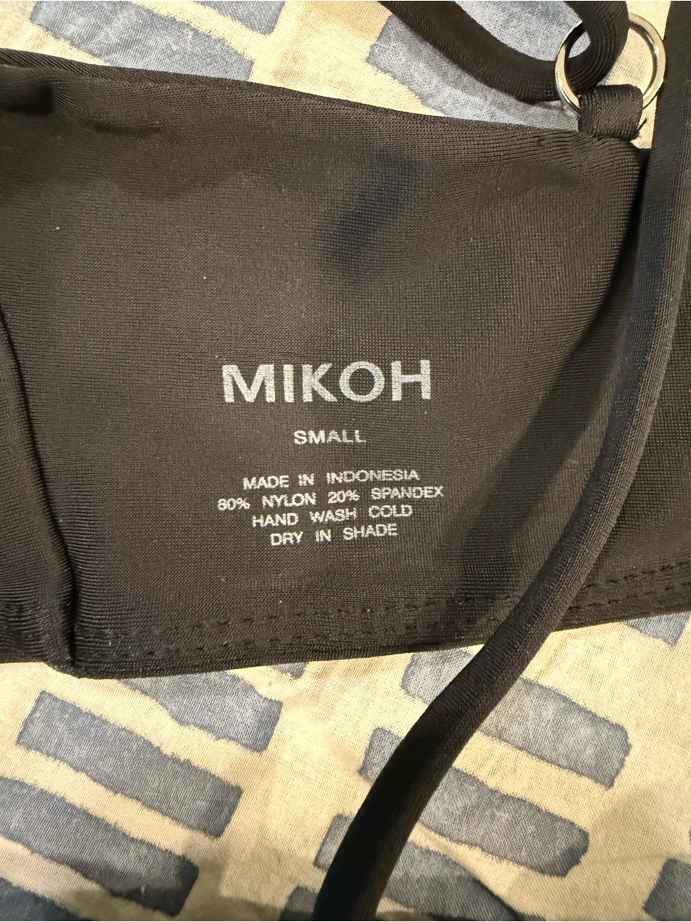 Mikoh Bikini Set - Papara Bottom M & Kumu 2 Top S in Night - Picture 14 of 14